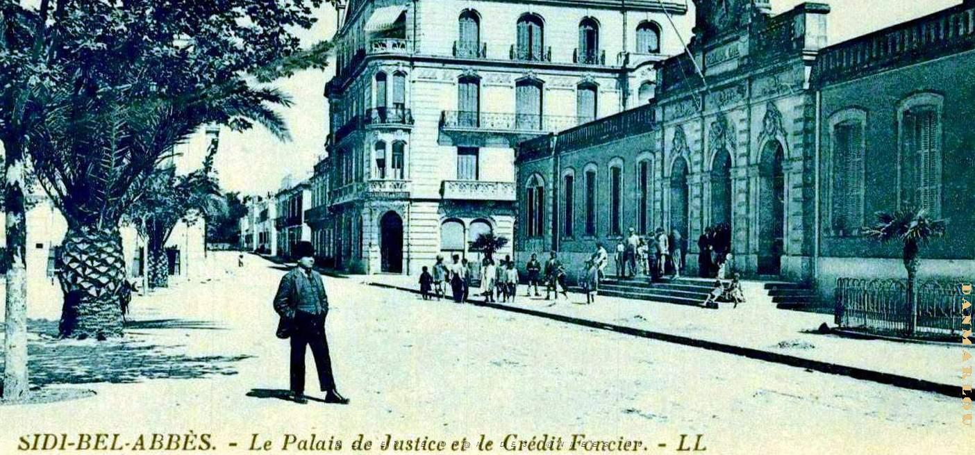 2912- Sidi-Bel-Abbes - Palais de Justice et Credit Foncier2.jpg